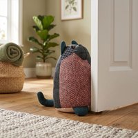 Orsina Heritage Small Cat Door Stop in Green