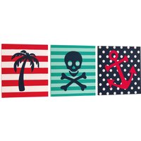Orsina Reliable 3 Assorted Wall Plaque, Durable Wall Plaque For Bedroom, Vibrant Design Outdoor Wall Plaque