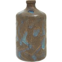 Orsina Brown Bottle Vase, Boho Chic Decorative Vase, Modern & Contemporary Stoneware Tall Vase, Large Vase Decor