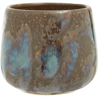 Orsina Indoor Planter, Stoneware Flower Pot with Earthy Elegance, Modern Plant Pot for Decor Plants in Brown