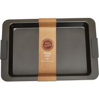 Large Non Stick Baking Dish Durable Metal Baking Dish Silicone Handles Non Stick Oven Baking Tray
