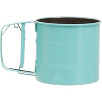 Pastel Mechanical Sifter Handheld Flour Sifter Icing Sugar & Cocoa Powder Sieve Fine Mesh Sifter Green