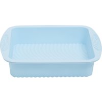 Pastel Square Silicone Mould Handles Non Stick Baking Pan Food Grade Mould Ideal Layer Cakes