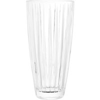 Orsina Delicate Clear Crystal Vase, Tall Fluted Flower Display, Large Glass Vase, Distictive Decorative Floral Vessel