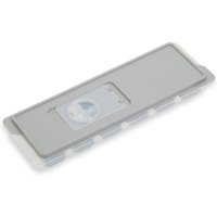 Orsina Ice Cube Tray, Rectangular Ice Tray for Kitchen, Sleek Design Ice Freezing Tray for Home in Grey