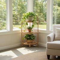 Orsina Sturdy Shelf Unit, Durable Shelving Unit, Versatile Industrial Unit, Strong Kitchen Rack, Sturdy Shelf Unit in Natural