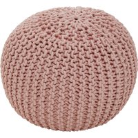 Orsina Kids Knit Pouffe in Pink