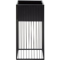 Orsina Versatile Design Floor Standing Planter, Robust Constructed Large Flower Pot For Garden, Easy To Maintain Pot in Black