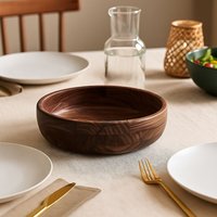 Rosi Small Round Sheesham Wood Salad Bowl