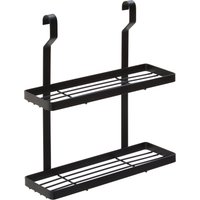 Orsina Sorello Two Tier Matt Black Hanging Storage Shelf Unit