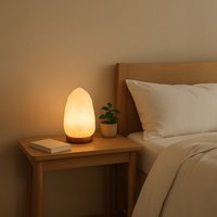 Orsina Nepal Natural Salt Lamp in White