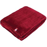 Heat Holders 1.7 Tog Fleece Thermal Blanket in Burgundy
