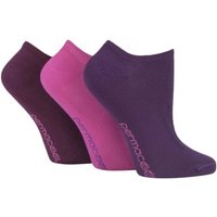 SOCKSHOP Permacool 3 Pair PermaCool Evaporation Cooling Trainer Socks in Pink | Size: 6-8.5