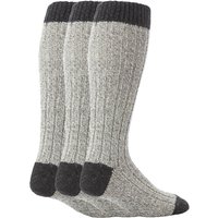 3 Pack Extra Long Knee High Knitted Wool Boot Socks