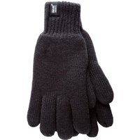 Heat Holders Men's Winter Warm Soft Fleece Lined Thermal Gloves in Jet Black | Size: Large/XL