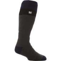 Heat Holders Men's Thermal Extra Long 2.3 TOG Winter Knee High Ski Socks in Grey | Size: 6-11