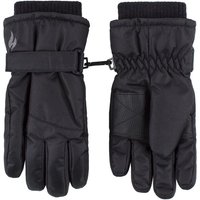 Heat Holders Boy's Childrens Black Winter Fleece Lined Waterproof Thermal Snow Ski Gloves | Size: 3-6 Years