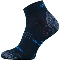 COMODO Men's 1 Pack Coolmax Thin Ultralight Trainer Running Socks in Black | Size: 6-8