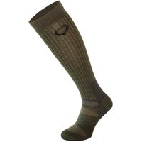 COMODO Men's 1 Pack Hunting Hiking Long Merino Wool Socks in Green | Size: 6-8