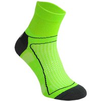COMODO Men's 1 Pack High Vis Neon Low Cut Cycling Socks in Green | Size: 3-5.5