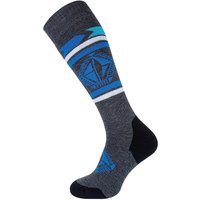 COMODO Men's 1 Pack Sport Technical Snowboard Socks in Dark Grey | Size: 3-5.5