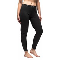 Heat Holders Women's Fleece Lined Base Layer Thermal Long John Bottoms in Jet Black | Size: Medium
