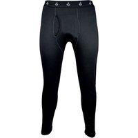 Heat Holders Men's Fleece Lined Base Layer Thermal Long John Bottoms in True Black | Size: Small
