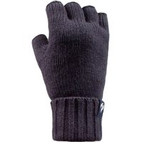 Heat Holders Women's Knitted Fleece Lined Winter Thermal Fingerless Gloves in Navy