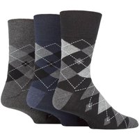 3 Pair Argyle Cotton Socks