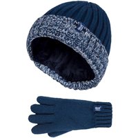 Heat Holders Boy's Kids Boys Turn Over Hat Gloves Set | Size: 11 Years