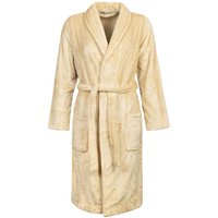 Heat Holders Women's Soft Fleece Warm Bathrobe Dressing Gown for Winter in Cream | Size: Large