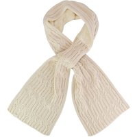 Heat Holders Women's Luxury Fleece Winter Scarf Thermal Scarf for Cold Weather in Cream