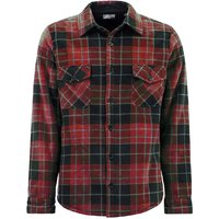 Quilted Plaid Pattern Thermal Long Sleeve Winter Jacket