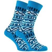2 Pack Vintage Aztec Patterned Colourful Cotton Socks