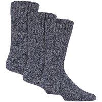 Country Pursuit Men's 3 Pack Pennie Walker Socks in Grey | Size: 6-11