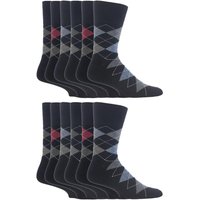 12 Pairs Loose Top Socks Extra Wide Non Elastic Socks Mid