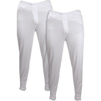 Heat Holders Men's 2 Pack Thermal Long Johns for Winter in White | Size: XL