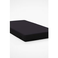 Belledorm Egyptian Cotton 200 Thread Count 30cm Fitted Sheet in Black | Size: Double