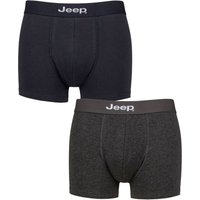 2 Pack Cotton Plain Fitted Hipster Trunks