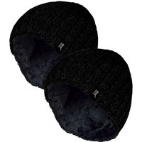 Chunky Soft Winter Ribbed Hat 2 Pack