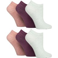 SOCKSHOP Gentle Grip Women's 6 Pack Diabetic Trainer Socks | Extra Wide Ankle Socks in Dark Grey | Size: 4-8