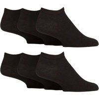 6 Pack Diabetic Trainer Socks Loose Top Wide Ankle Socks