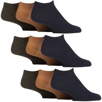 SOCKSHOP Gentle Grip Men's 9 Pack Diabetic Trainer Socks, Swollen Feet Wide Ankle Socks | Size: 6-11