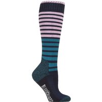 SOCKSHOP Blue Guard Women's Long Heavy Duty Boot Socks | Long Lasting Gardening Socks in Navy | Size: 4-8
