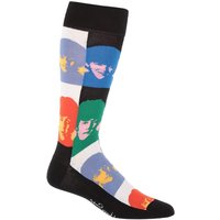 Happy Socks Men's 1 Pack Official Licensed The Beatles Novelty Socks | Size: 6-11