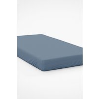 Belledorm Egyptian Cotton 200 Thread Count 30cm Fitted Sheet in Dark Blue | Size: King