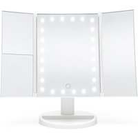 Rio White 24 LED Touch Dimmable Makeup Mirror with 2 & 3X Magnification