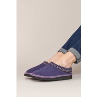 Moshulu Women's 'Alaska 2' Mule Slippers in Purple | Size: 5