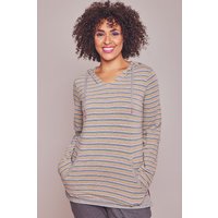 Moshulu Women's 'Downtime' Hooded Sweatshirt in Grey | Size: Small