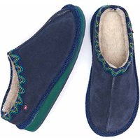 Moshulu 'Mini Alaska' Turkish Mule Slippers in Indigo | Size: Infant 11
